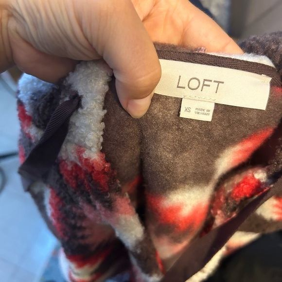 Loft Sunburst Sherpa Hoodie - Picture 5 of 7